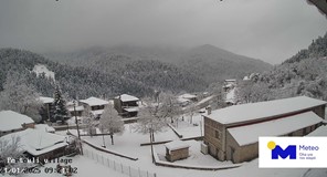 Νέες χιονοπτώσεις στα ορεινά των Τρικάλων 